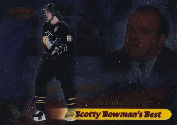 insert karta JAROMÍR JÁGR 98-99 Bowmans Best Scotty Bowman´s Best číslo SB6